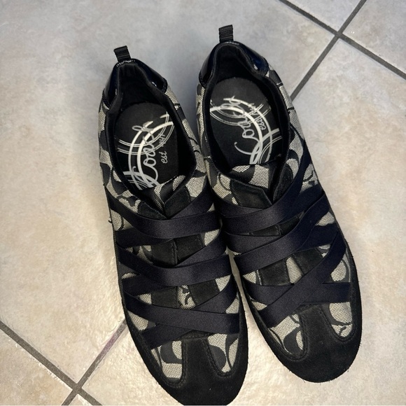 Coach Harmonie black womens slip on 9 - Picture 1 of 14